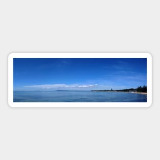 Sorrento from the Beach - Panorama Sticker